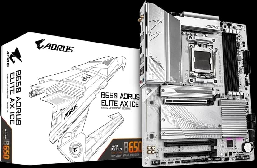 Gigabyte B650 AORUS ELITE AX ICE AM5 ATX DDR5