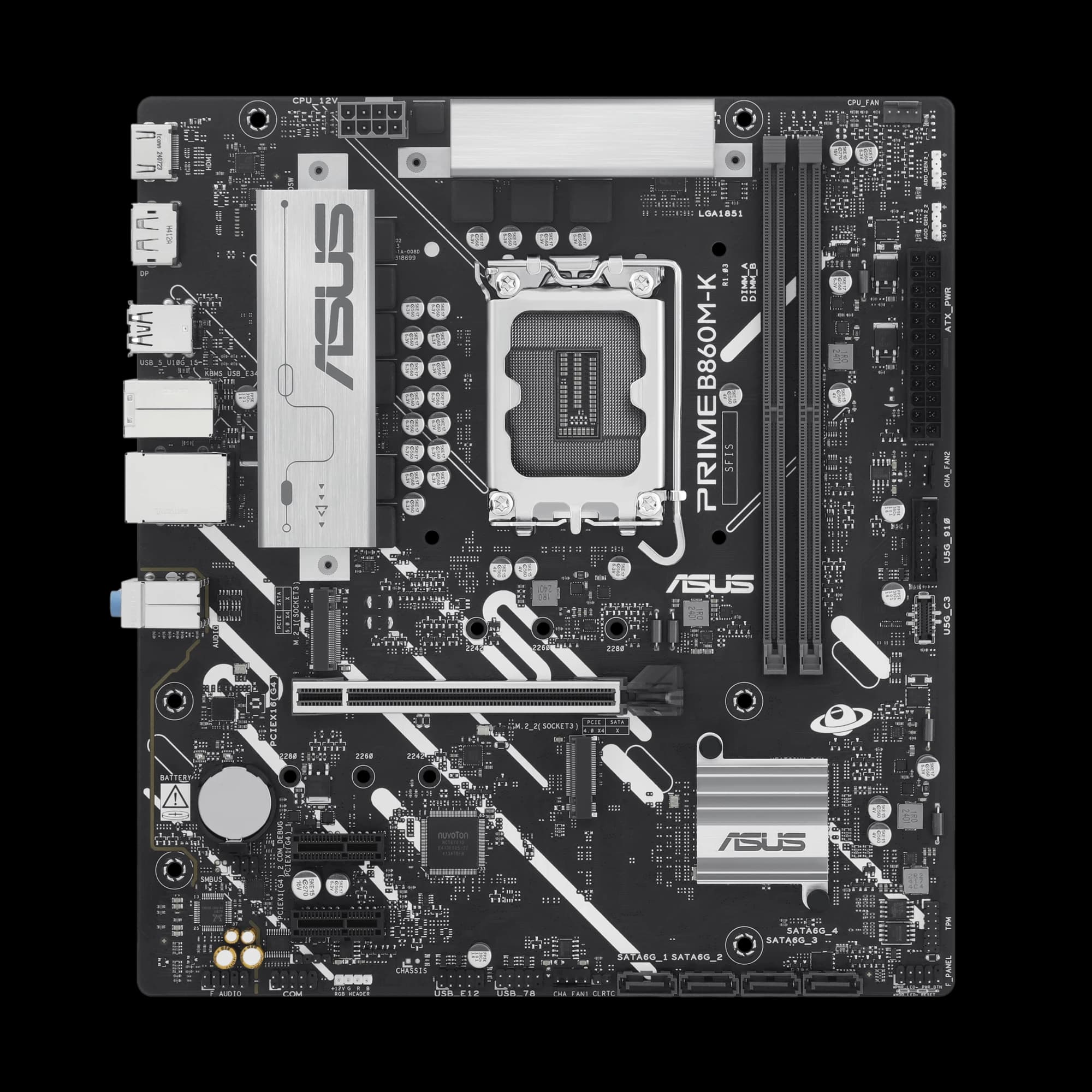 ASUS PRIME B860M-K LGA1851 Micro-ATX DDR5