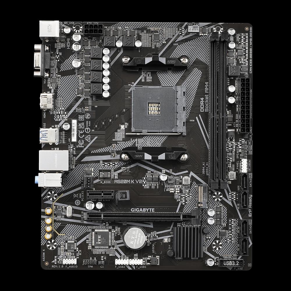 Gigabyte A520M K V2 AM4 Micro-ATX DDR4