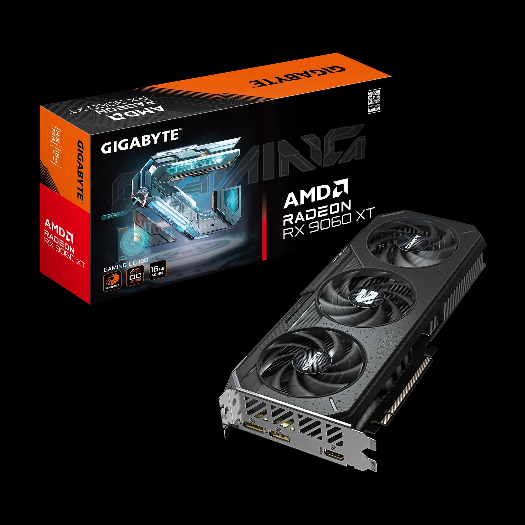 Gigabyte Radeon RX 9060 XT 16 Go Gaming OC