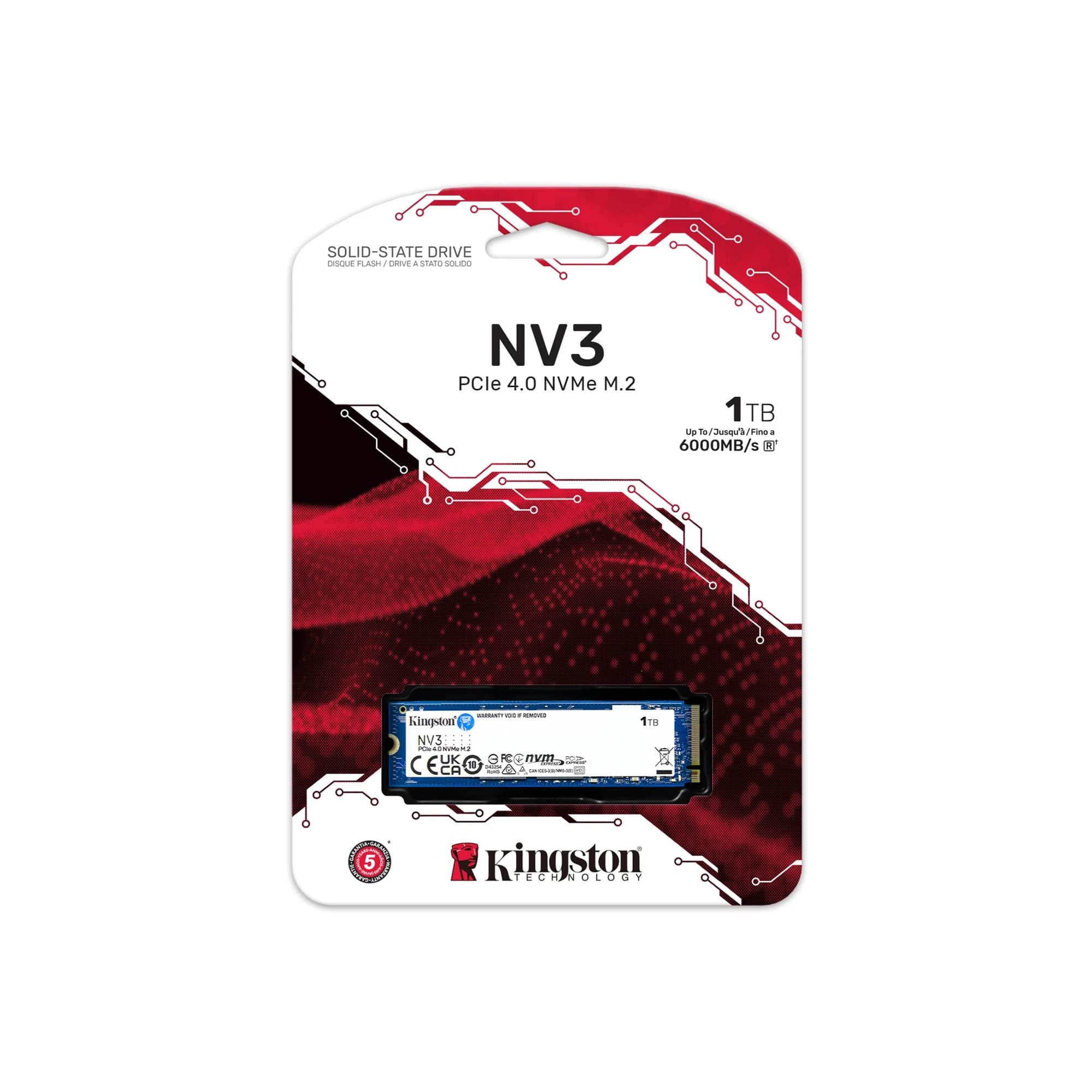 Kingston NV3 1 To SSD NVMe PCIe 4.0