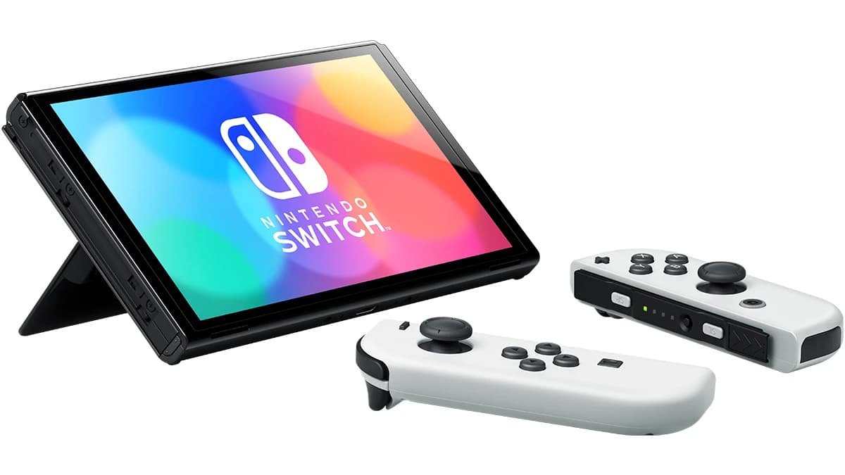 Nintendo Switch modèle OLED blanche reconditionnée grade B